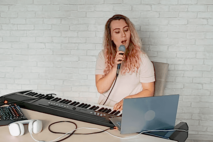 singing